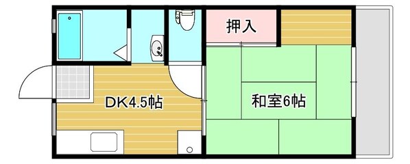 野里駅 徒歩10分 2階の物件間取画像